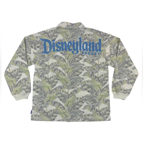 Disney Other - Disneyland Resort Spirit Jersey Shirt Jacket XL‎ Tropical Palm Button Down NEW